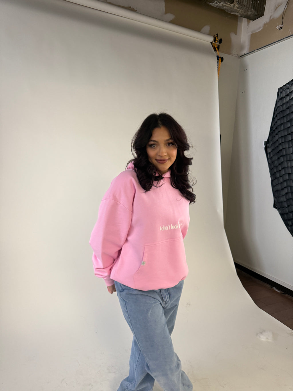 DONT LOOK BACK PINK DREAM HOODIE