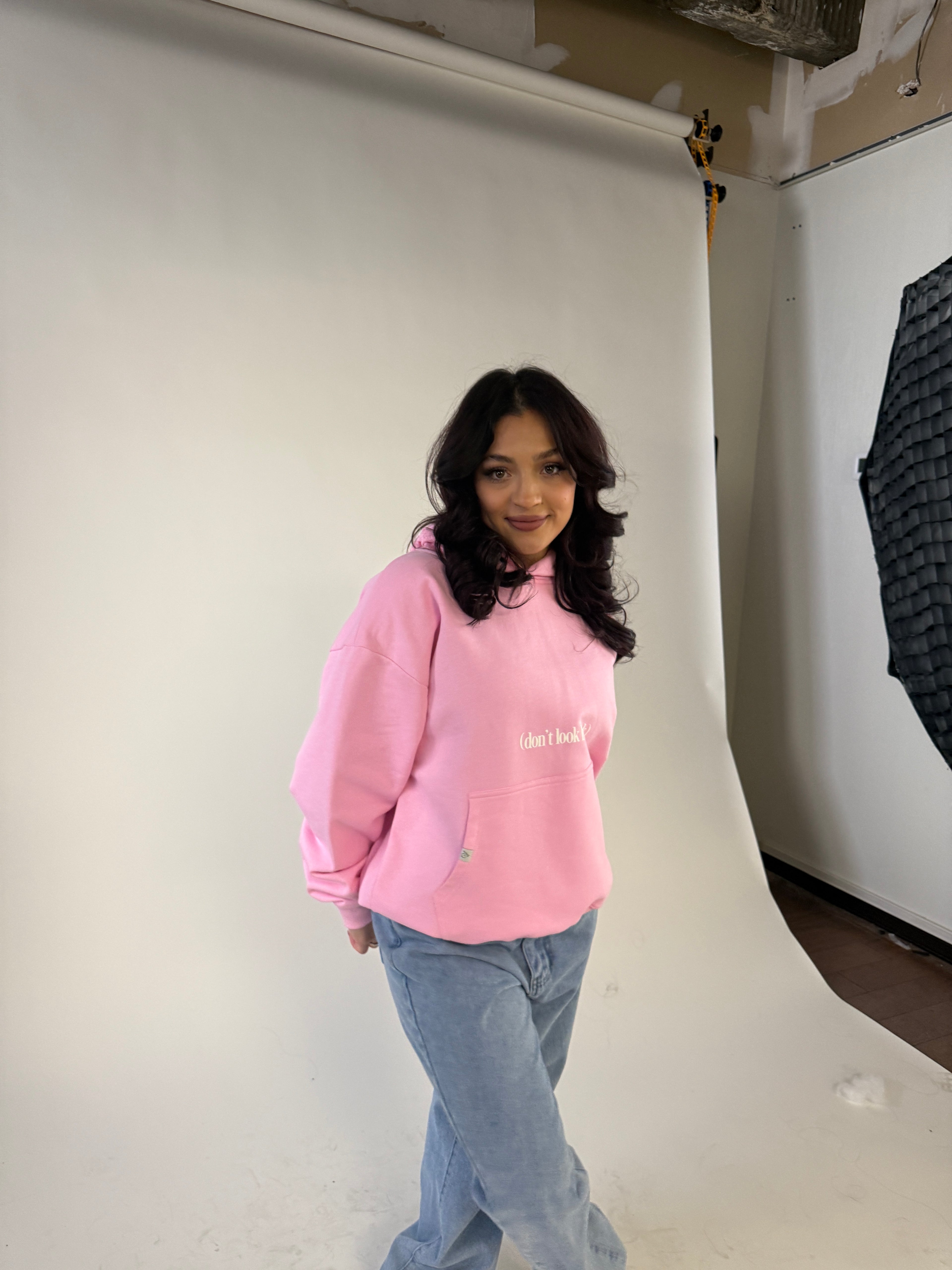 DONT LOOK BACK PINK DREAM HOODIE