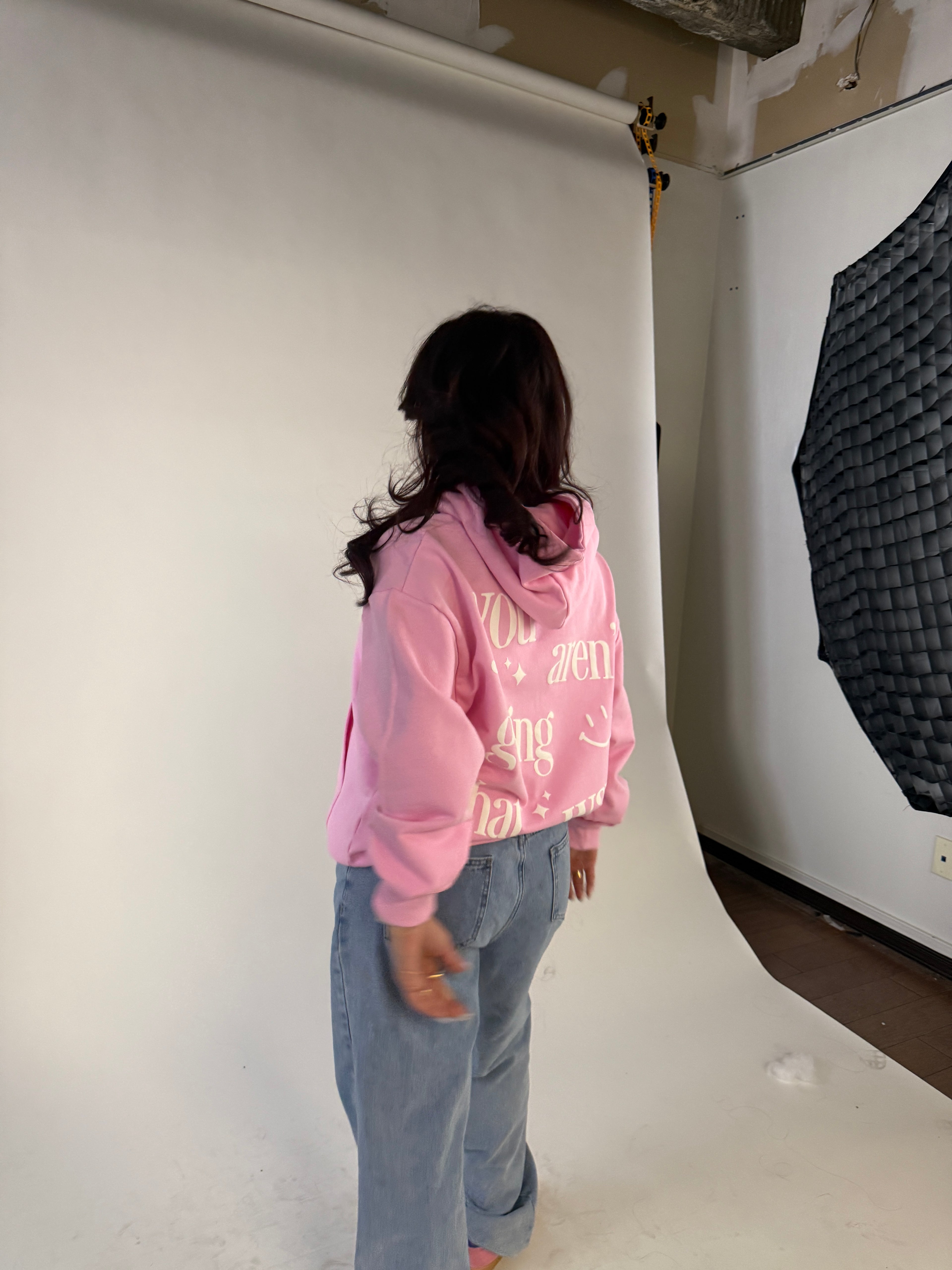 DONT LOOK BACK PINK DREAM HOODIE