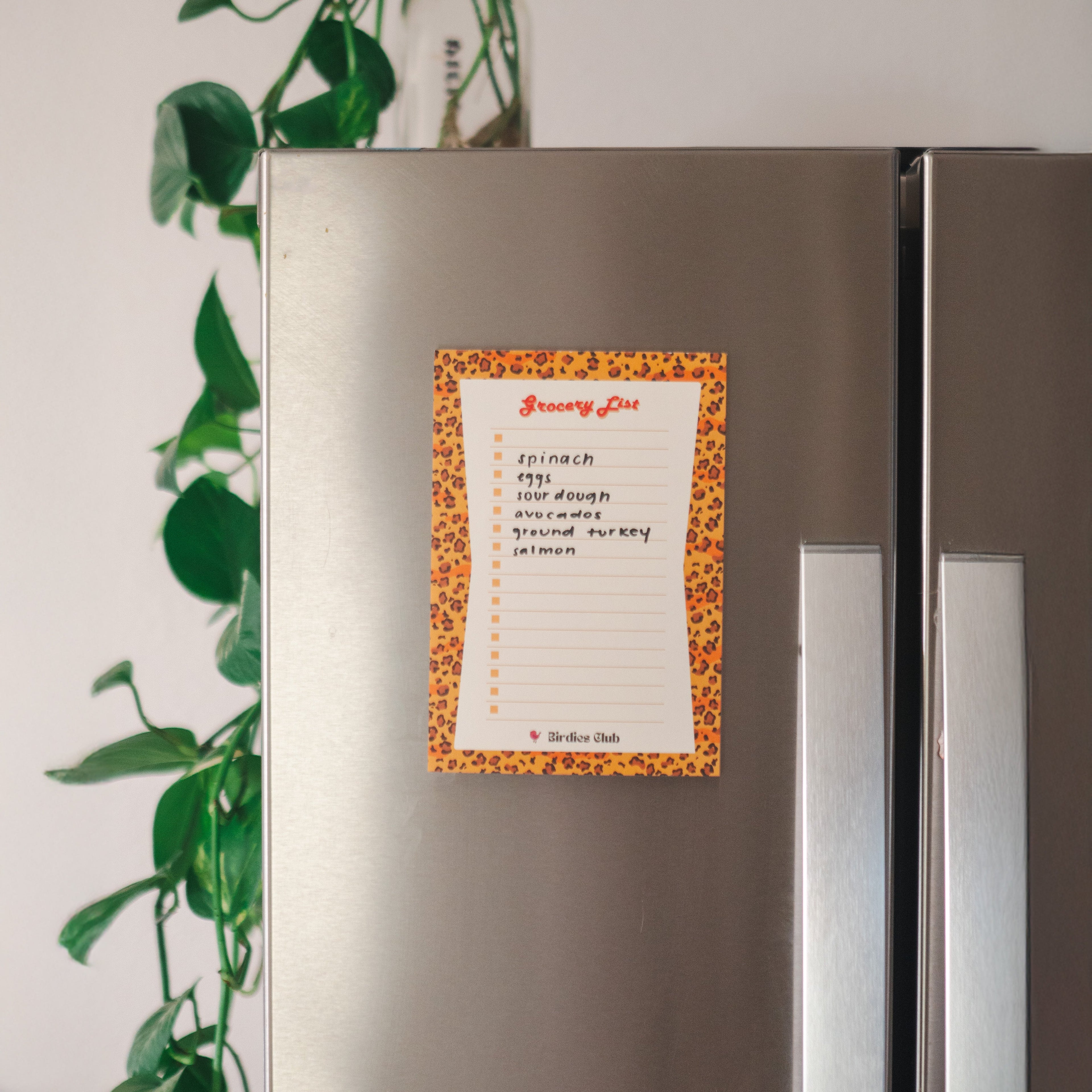 Magnetic Grocery List