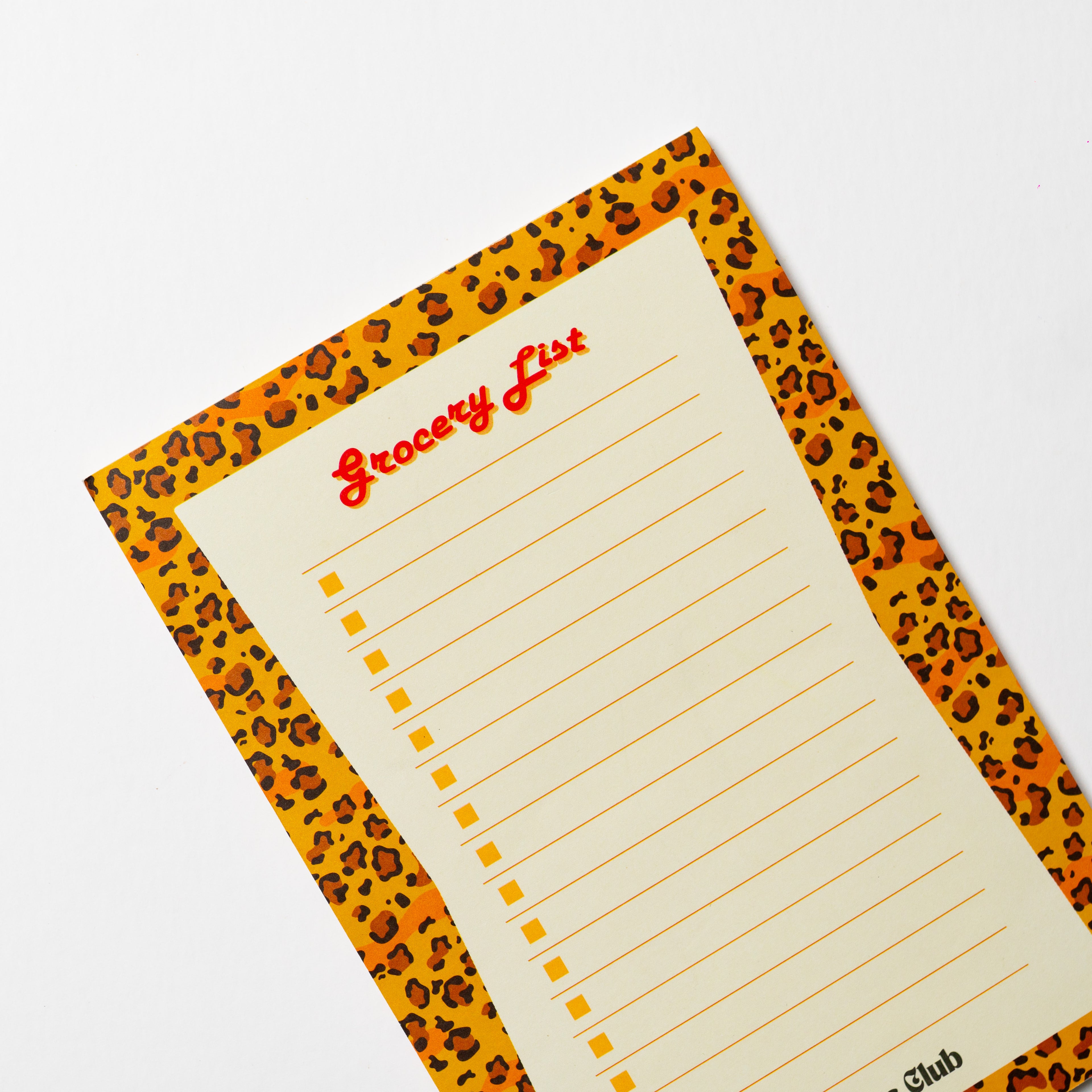 Magnetic Grocery List